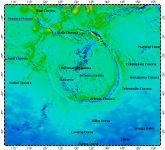 Artemis Corona on Venus, topography